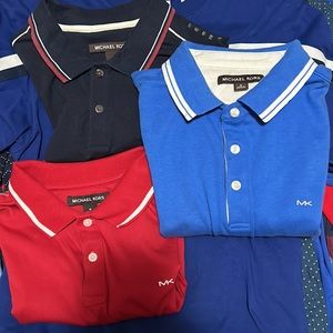 Bundle of 3 Michael Kors Polo Shirts